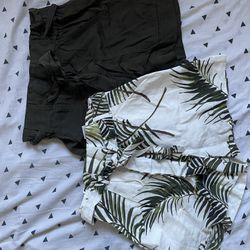 Set Of 2 Paperbag Shorts H&M