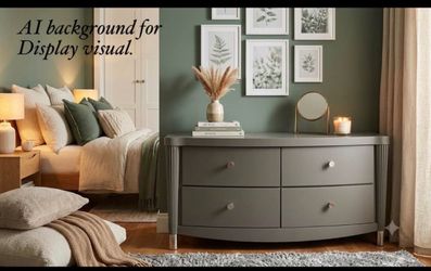 Modern 4 drawer Dresser