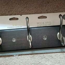 Hook rail for coats and stuff