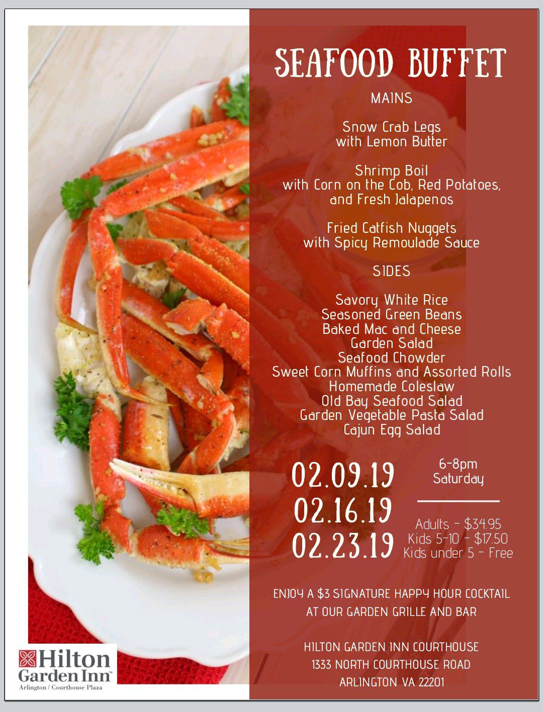 Seafood Buffet Event