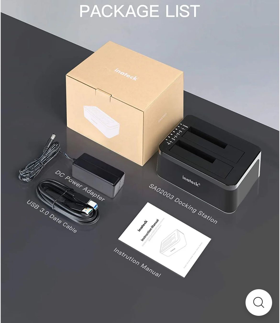 Dual Bay Hard Drive Docking Station With Offline Clone