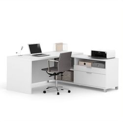 Complete Home Office L Shape Desk Station