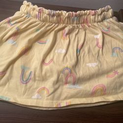 Cat & Jack Rainbow Skort Size 6/7