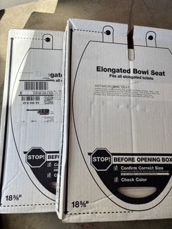 Kohler Elongated Bowl Toilet Seat – 2 Pack