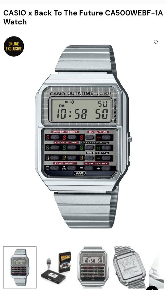 Casio Back To The Future Watch