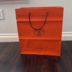 Hermes Shopping Bag 16.5w X 18.5h