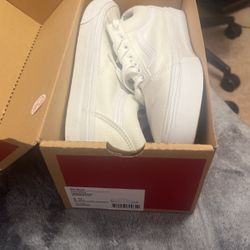 Old Skool True White Vans
