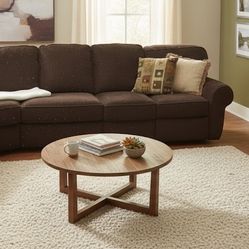 Corduroy Brown Sectional From Lane Company!