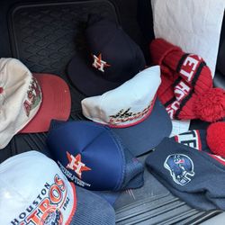 Houston team hats Snap 