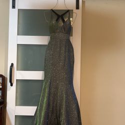 Iridescent prom dress