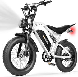 ESKUTE V200 Electric Dirt Bike for Adults,52V20.8Ah Battery Ebike