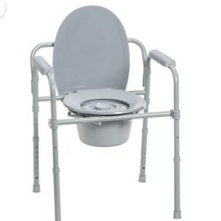Drive Folding Commode, Very Gently Used, Boxed Up Ready To Go, Includes Plastic Potty Bags