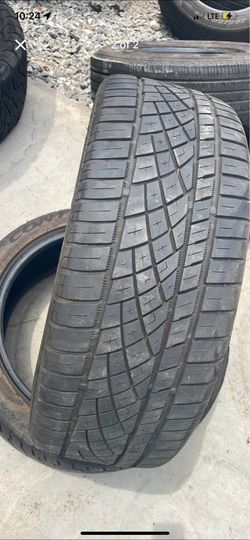 2 used tires 225/45/19 continental tires $45 each including tax installation and balance