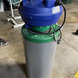 6 Inch Inline Fan. With Carbon Filter. 