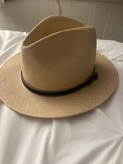 Borsalino Genuine Panama Straw Fedora Rollable Made in Italy