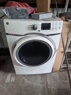 GE Washer and dryer working, just need to tape the door shut