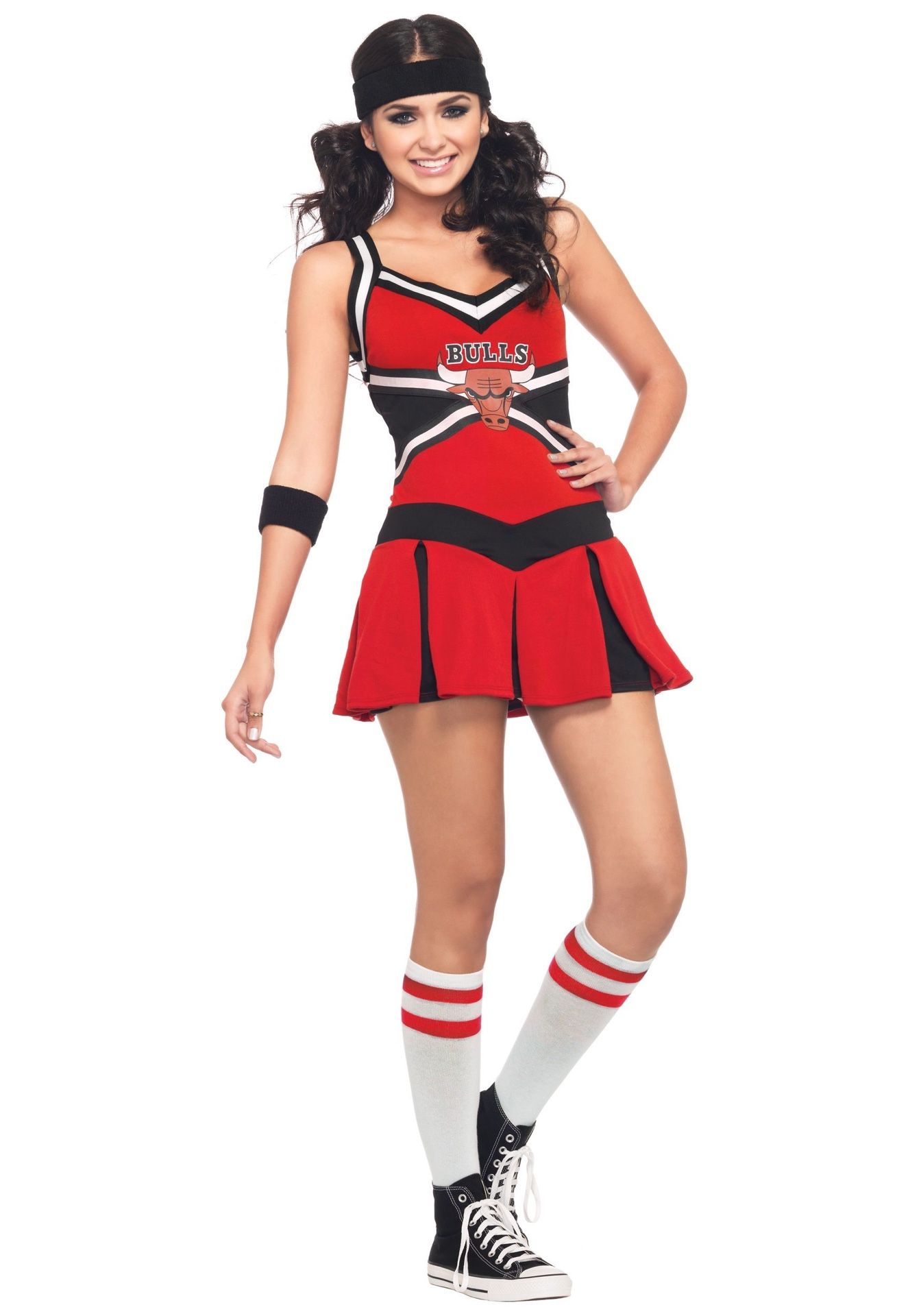 New Leg Avenue Chicago Bulls Cheer Cheerleader Costume Size M/L Halloween
