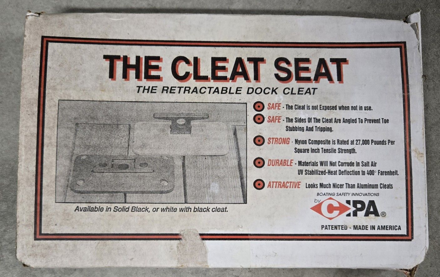 Surface Mount Cleat Seat