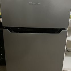 Mini Fridge With Freezer Hisense. Fridge-master mini fridge.  Barely used in great conditioner for sale. 19 in. deep, 19 in. wide and 46 in. tall.