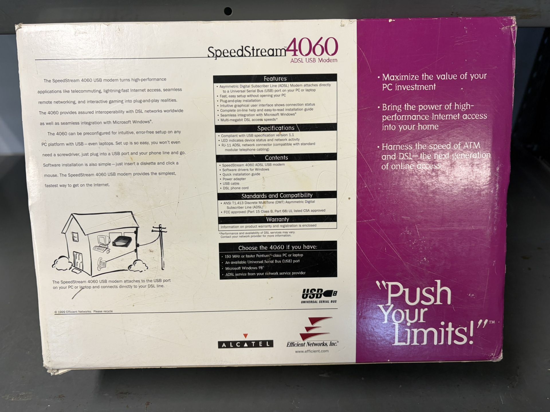 Elcotel Speed Stream Modem Model 4060 DSL