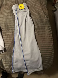 EvoShield Open Bottom Grey/Royal Piped Pants YS