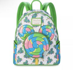 Disney Parks 2024 Mickey Mouse Lollipop Loungefly Mini Backpack Disney Eats