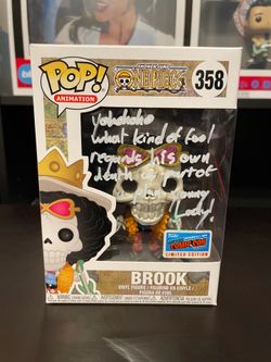 One Piece Brook Signed NYCC Funko Pop Exclusive