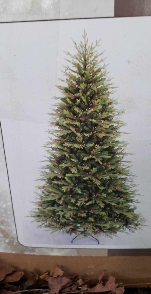National Tree Company 7.5ft. Jersey Fraser Fir Medium Tree with Multi color Lights