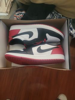 jordan 1 black toe sz 13