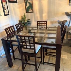 Dining Table + 6 Chairs (Matching Set)