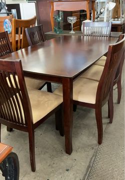 6 Chair Dining Set Table And Chairs