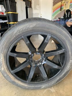 Set de llantas22” universales las llantas tienen más de media vida