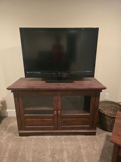Tv media cabinet and coffee table set ~ $125