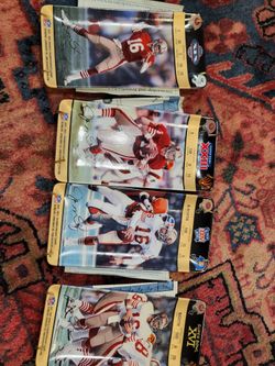 Vintage Joe Montana Plate Sets