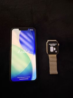 iPhone 13 Pro with Apple Watch