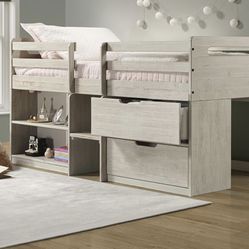 Low Loft Twin Beds With Storage 
