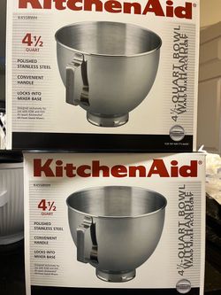 KitchenAid mixing bowls