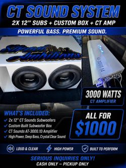 Selling my CT meso Sound system
