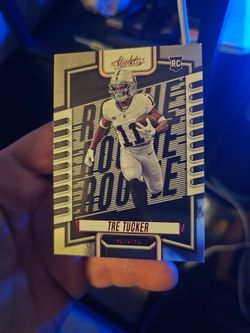Tre Tucker 2023 absolute red football card