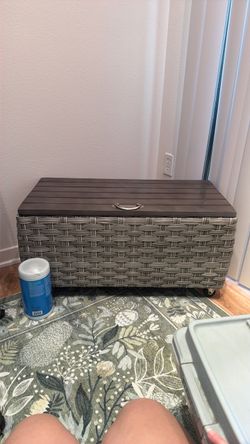 Outdoor storage trunk/bench