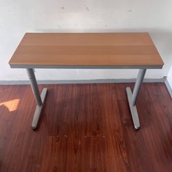 Ikea Galant Desk 48” x 20” Adjustable Height with Wood Top