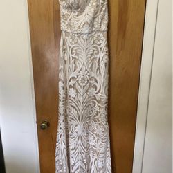 Nude Size 5 Mermaid Dress