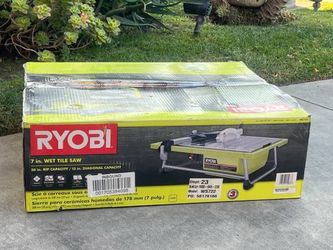 └➤➤➤Ryobi Wet Tile Saw | 7 in | 4.8 Amp | Corded | Model: WS722