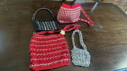 Crochet purses
