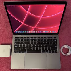 2016 MacBook Pro 13 inch Retina, 2.0 GHz i5, 8 GB RAM, 250 GB SSD.