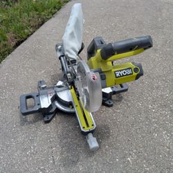 RYOBI 10 Amp Electric 7 1/4" Sliding Compound Miter Saw Model# TSS702