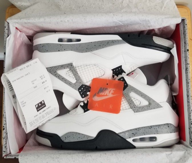Air Jordan 4 Retro White Cement Size 11