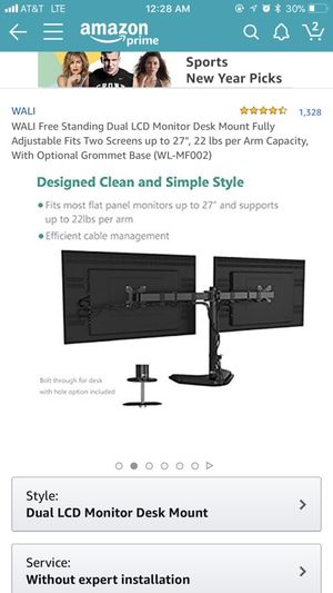 Dual Monitors Desk Stand For In Washington Dc Offerup