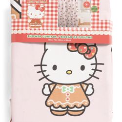 Hello Kitty Ginger Bread Shower Curtain