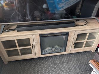 Electric Fireplace/TV Stand 70"